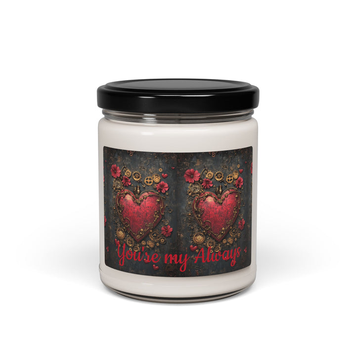 Romantic Scented Soy Candle, Valentine's Gift, Home Fragrance, Self-Care, You're My Always