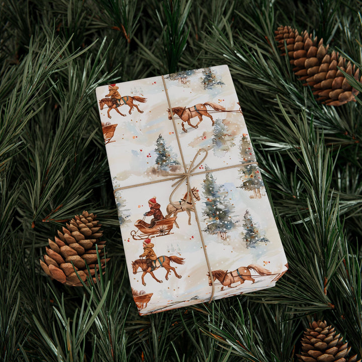 Wrapping Paper - Sleigh Ride Delight