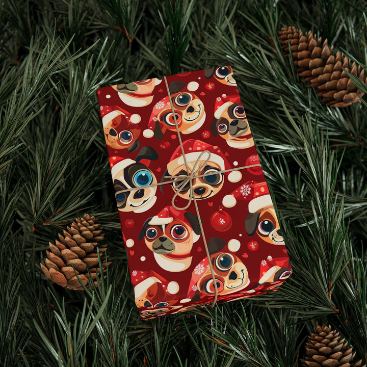 Wrapping Paper - Pug-tastic Christmas Cheer