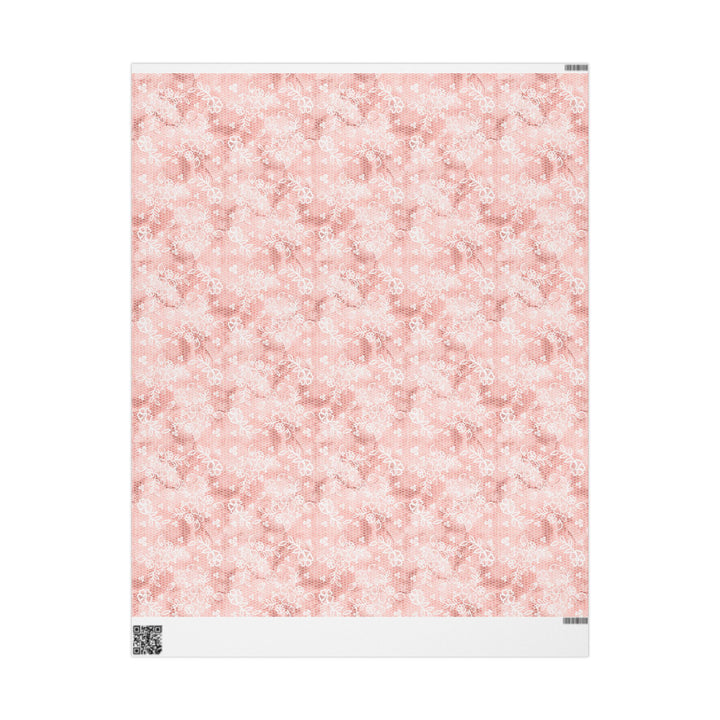 Wrapping Paper - Coral Leaf