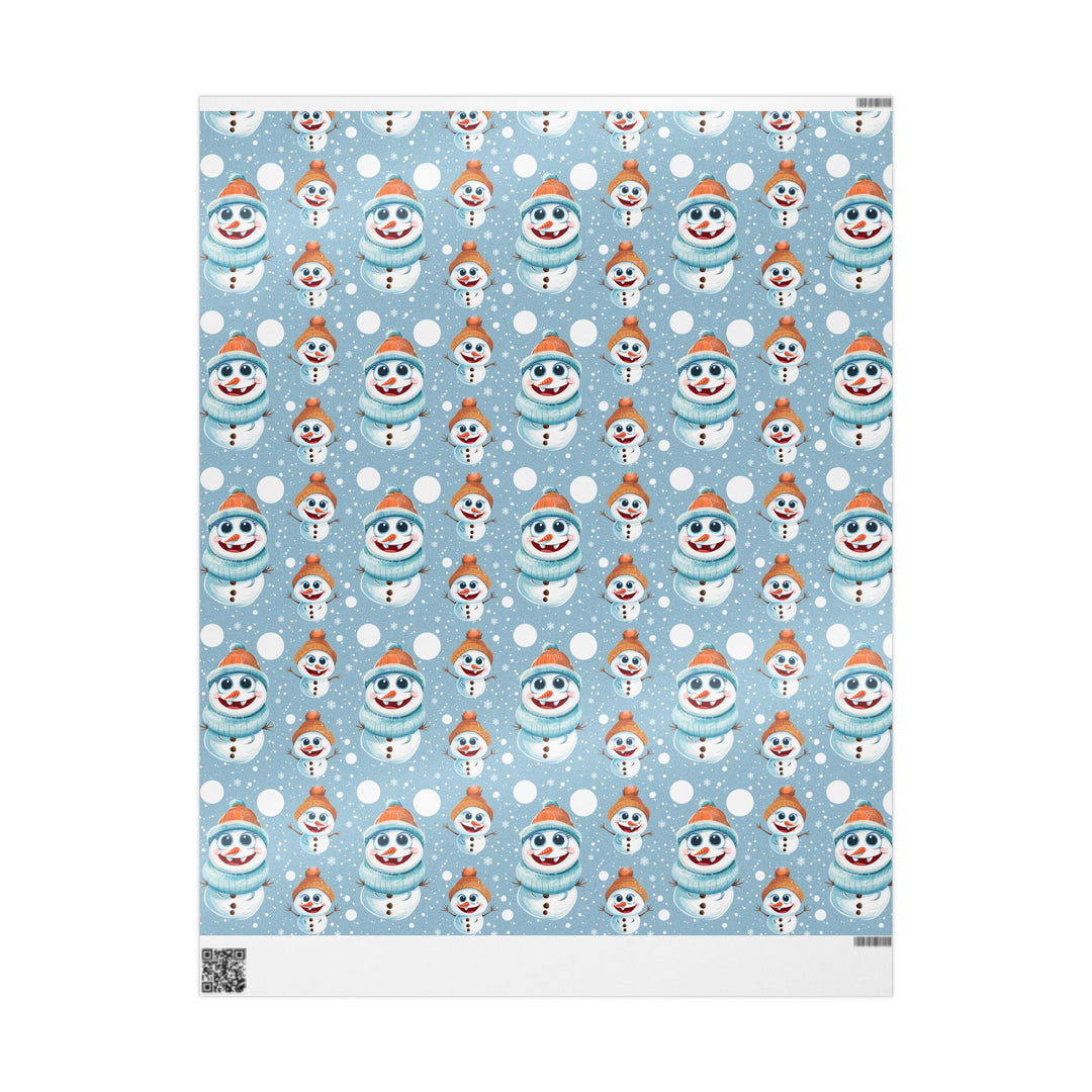 Wrapping Paper - Smiling Snowman Magic