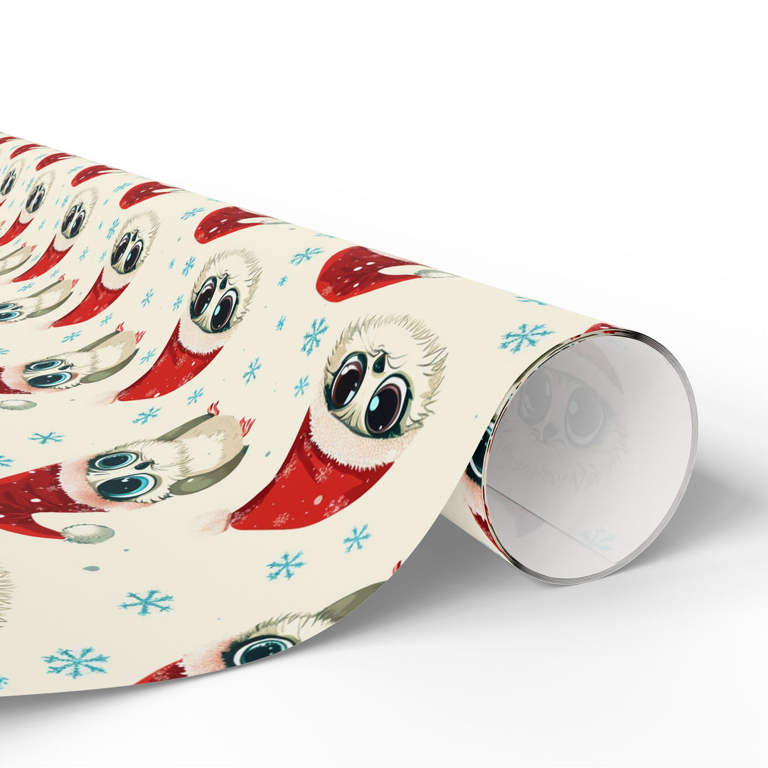 Wrapping Paper - Snowy Owl Sparkle