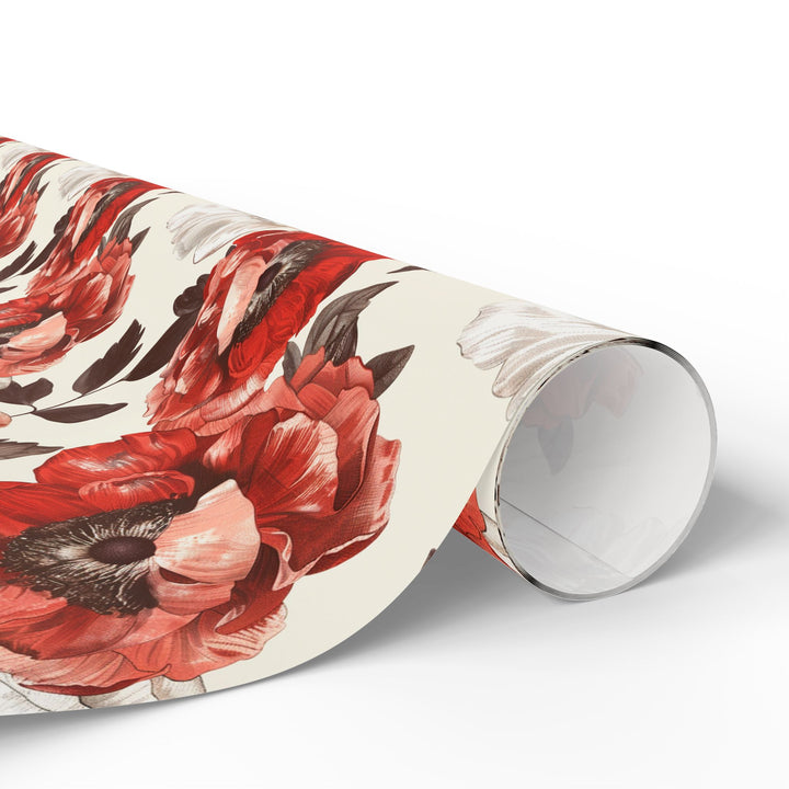 Wrapping Paper - Timeless Poppy Elegance