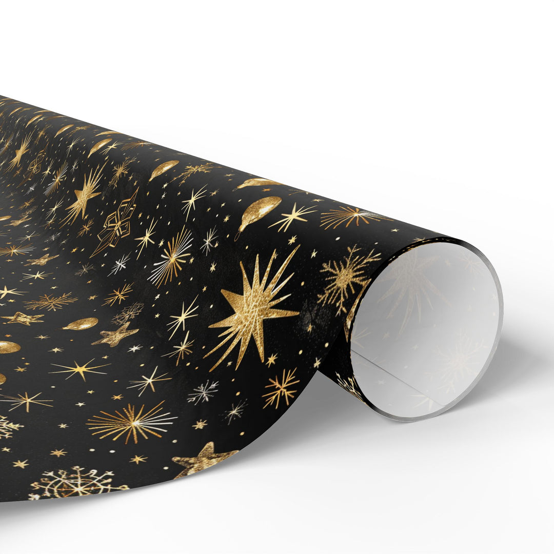 Wrapping Paper - Glamorous Gold & Glitter Christmas