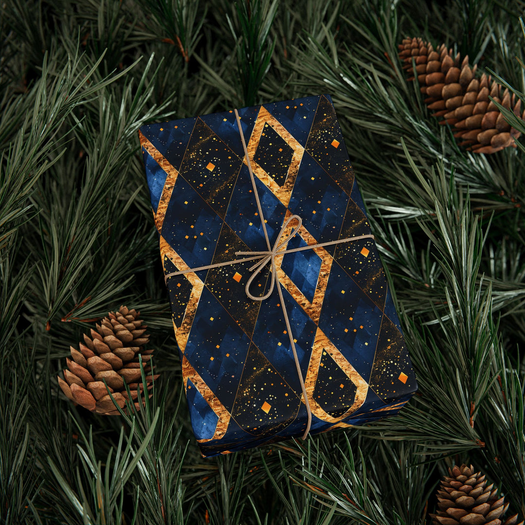 Wrapping Paper - Midnight Luxe Diamond