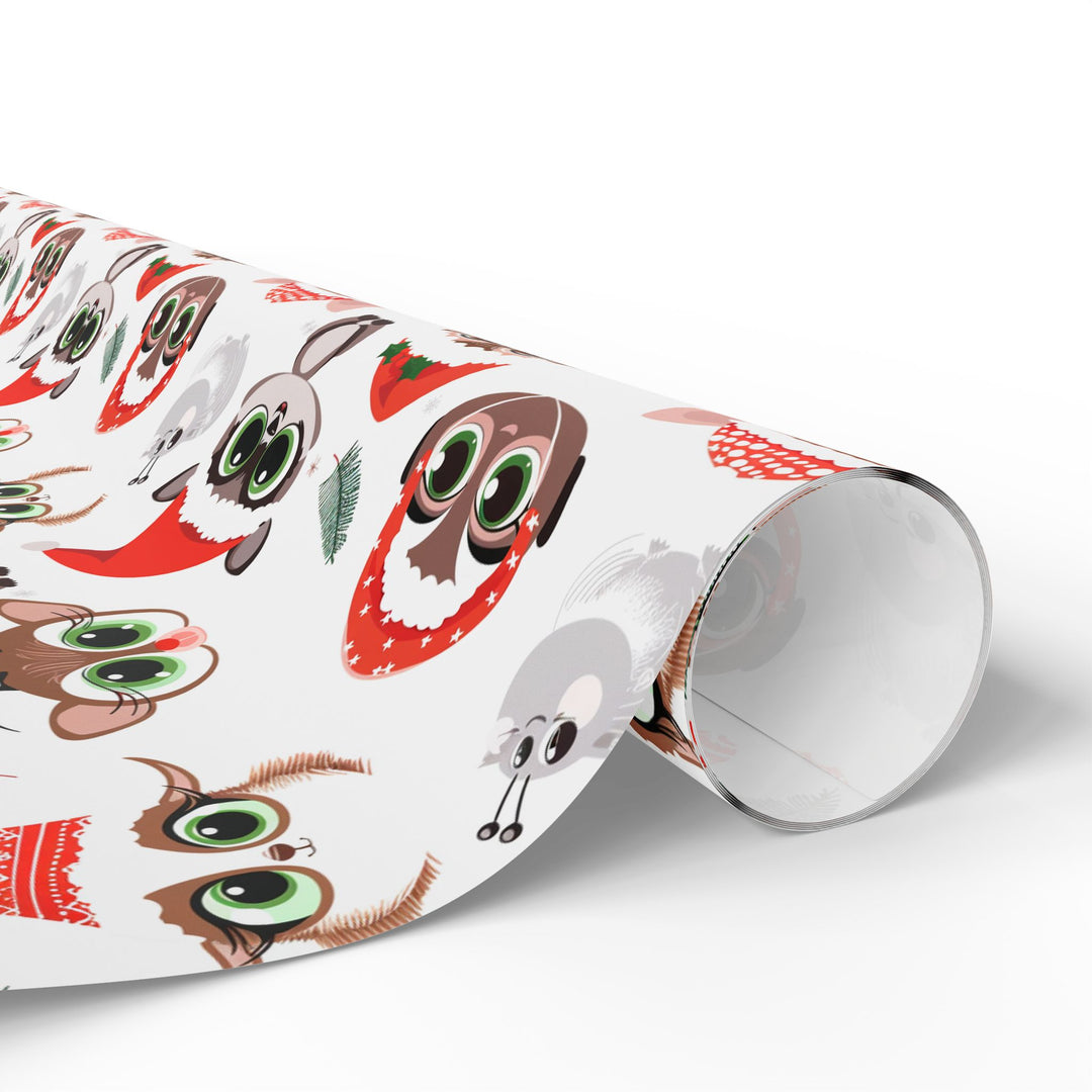 Wrapping Paper - Holiday Critter Cuties