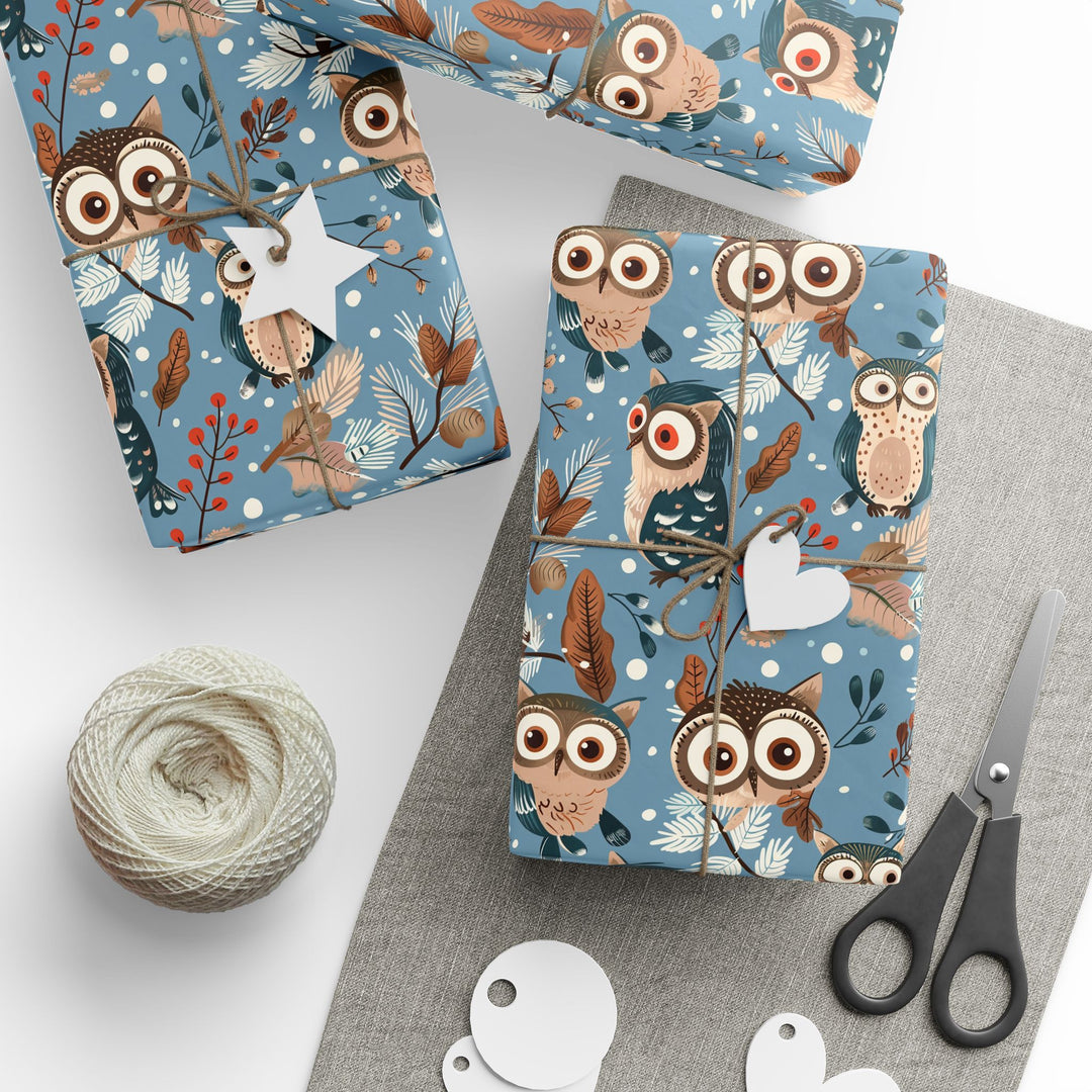 Wrapping Paper - Woodland Whimsy: Owl Edition