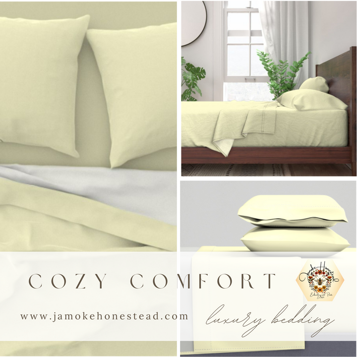 Cozy Comfort - Luxury Sheet Set Warm Buttercream