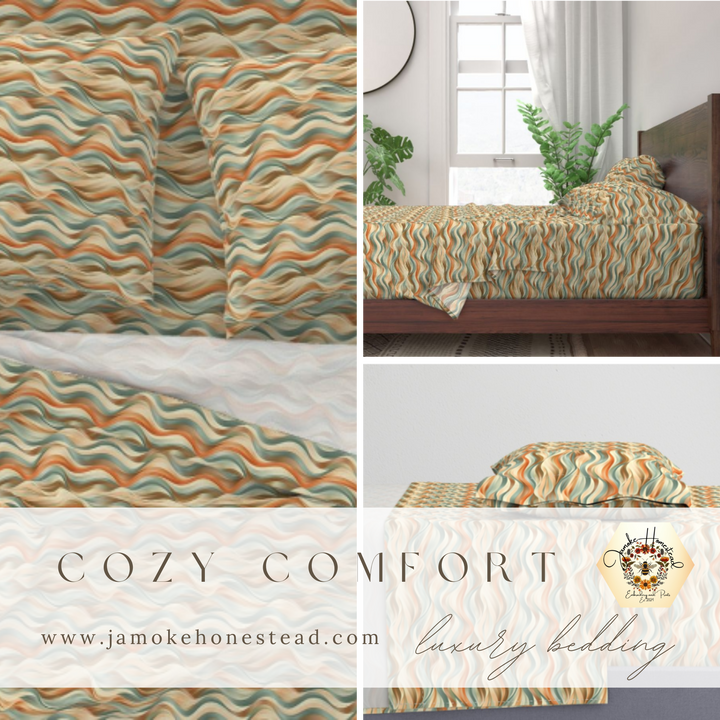 Cozy Comfort - Luxury Sheet Set Coastal Waves