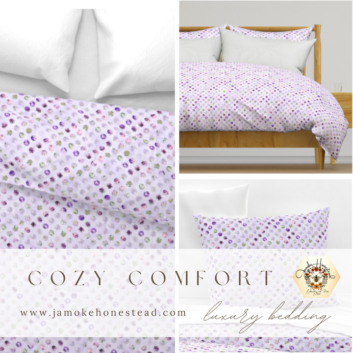 Luxury Duvet and Pillow Cover Set - Spring Blossoms