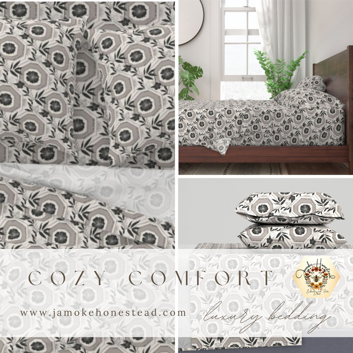 Cozy Comfort - Luxury Sheet Set Elegant Floral