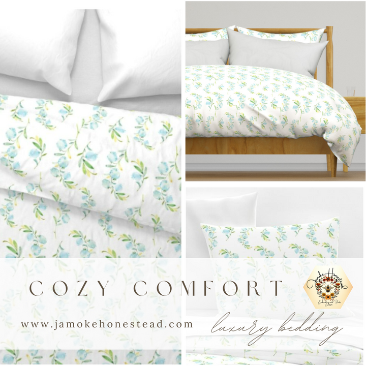 Luxury Duvet and Pillow Cover Set - Blueberry Bliss