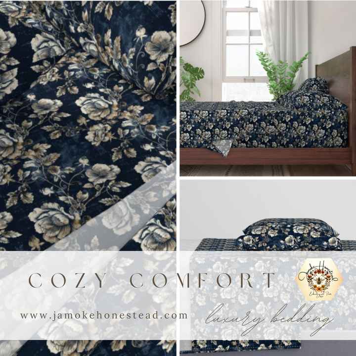 Cozy Comfort - Luxury Sheet Set Midnight Elegance