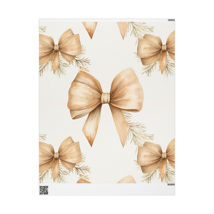 Wrapping Paper - Elegant Holiday Bow