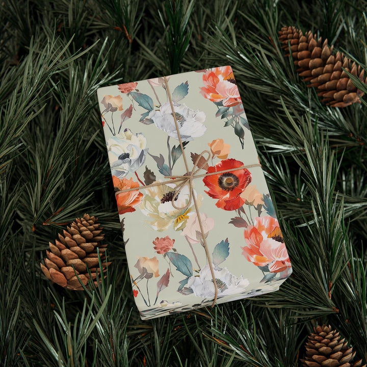 Wrapping Paper - Elegant Blooms Floral