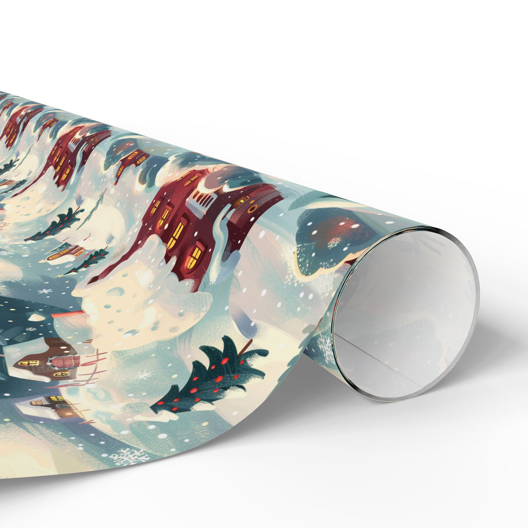 Wrapping Paper - Santa's Enchanted Village