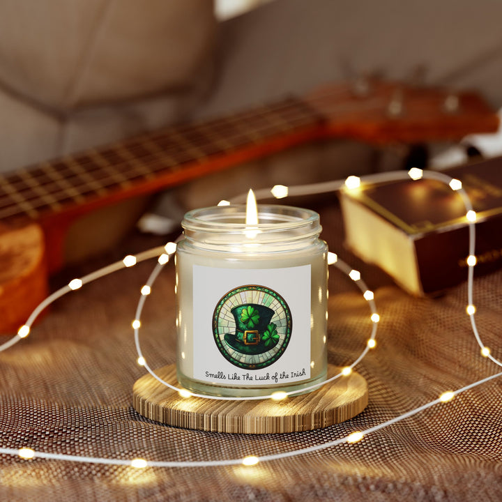 St. Patrick's Day Scented Candle - "Smells Like the Luck of the Irish" - Festive Gift - Multiple Scents Available - Leprechaun Candle