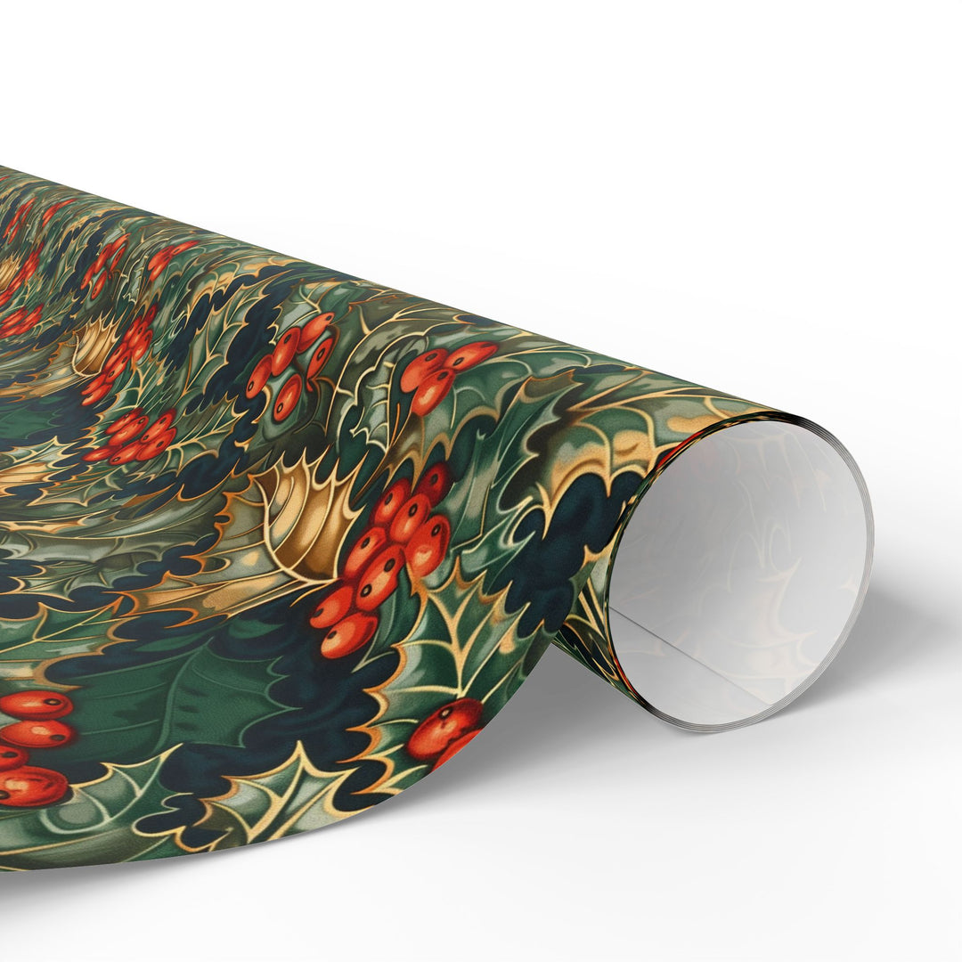 Wrapping Paper - Classic Holly Charm