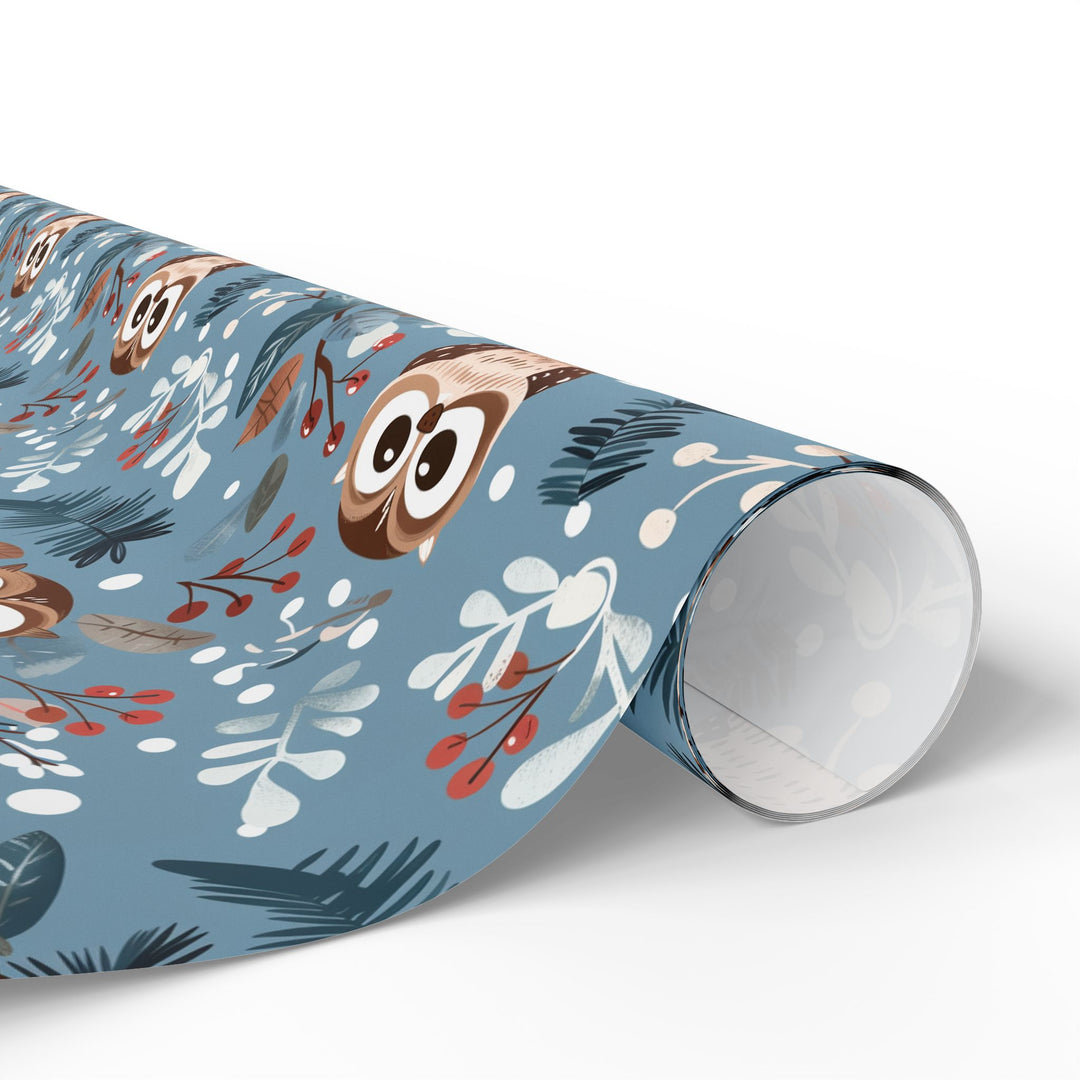 Wrapping Paper - Forest Friends: Owls in Winter