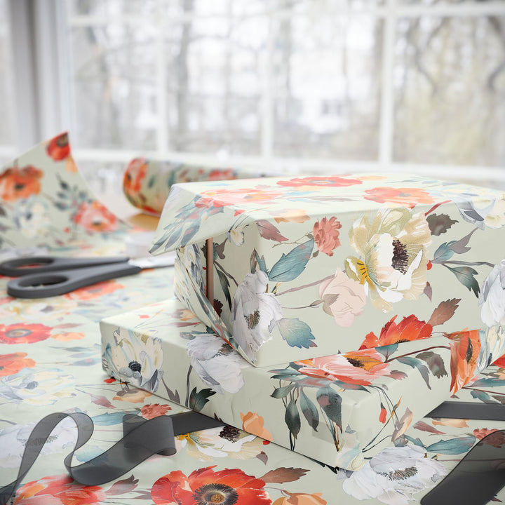 Wrapping Paper - Elegant Blooms Floral