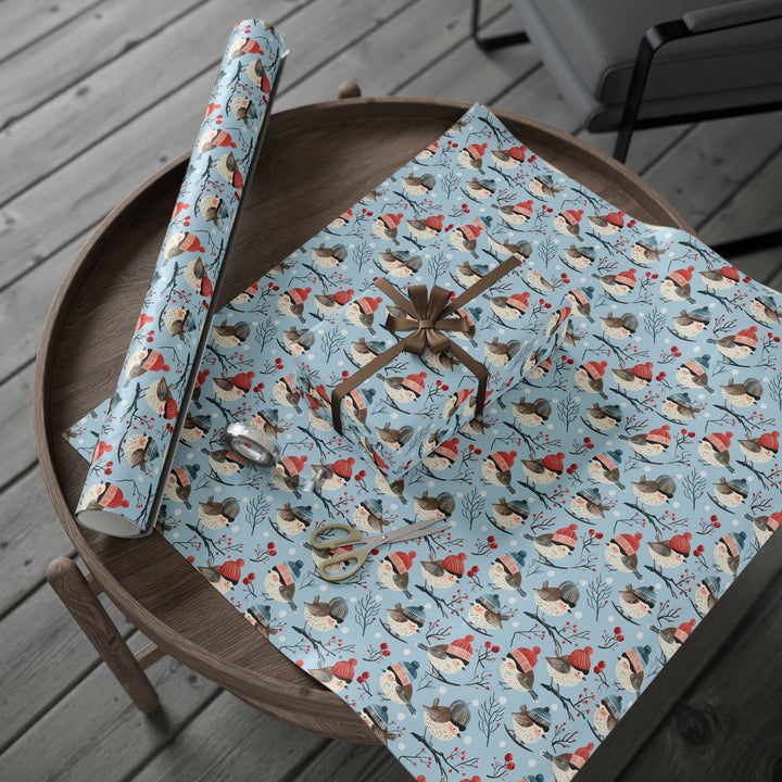 Wrapping Paper - Cozy Winter Birds