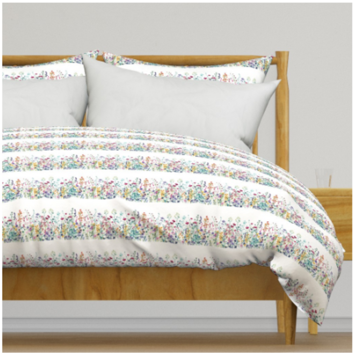 Luxury Duvet and Pillow Cover Set - Meadow Bloom