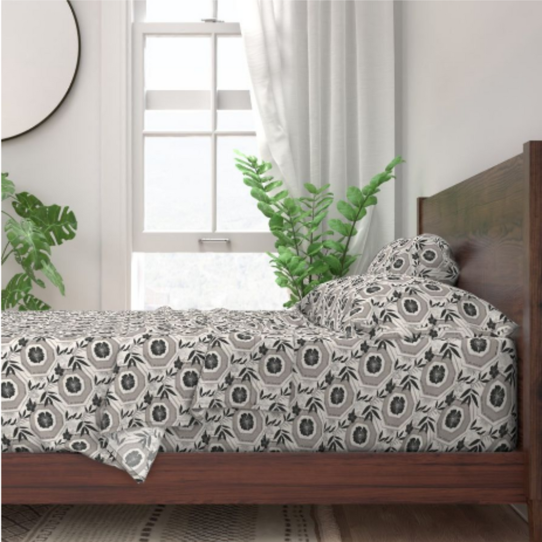 Cozy Comfort - Luxury Sheet Set Elegant Floral