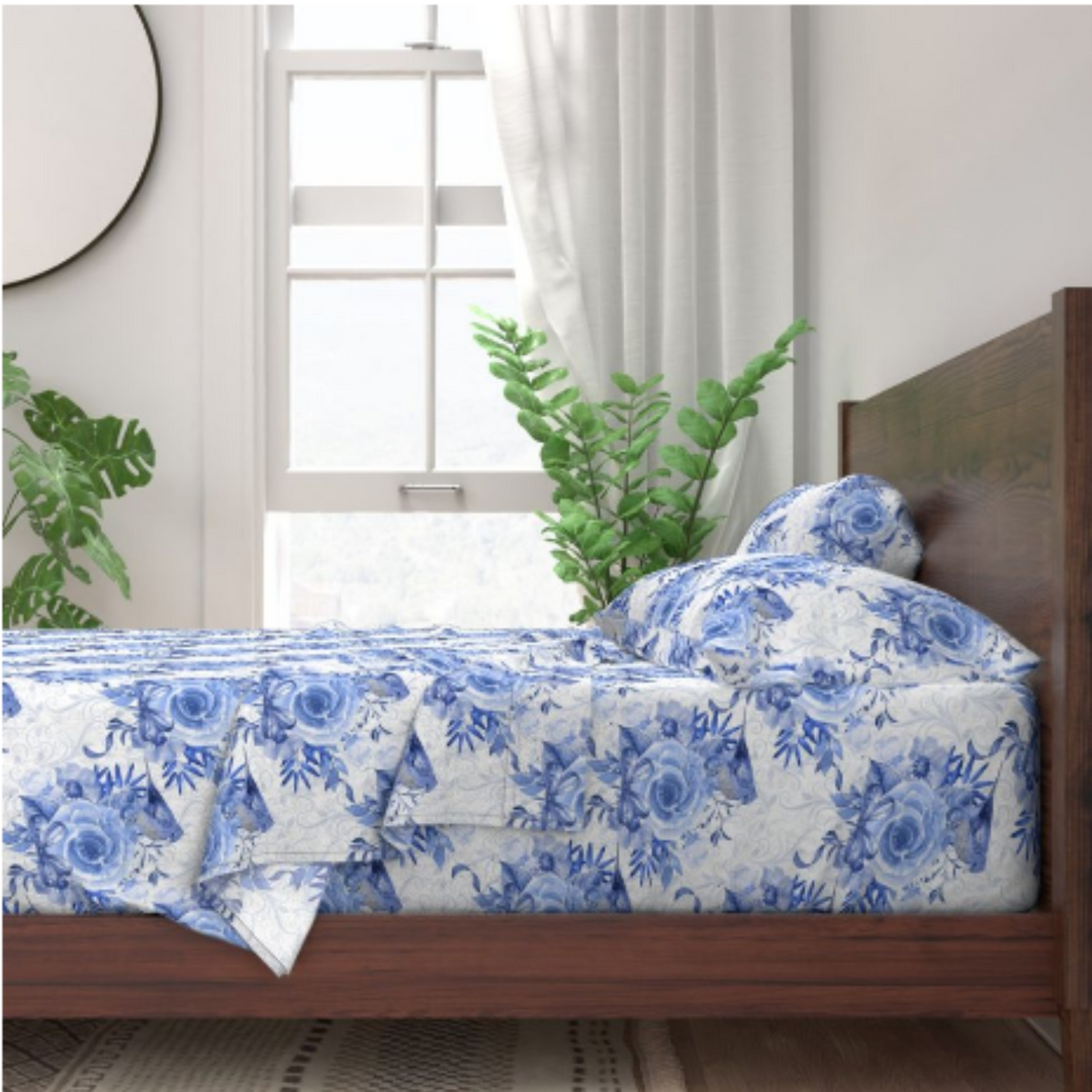 Cozy Comfort - Luxury Sheet Set Blue Serenity