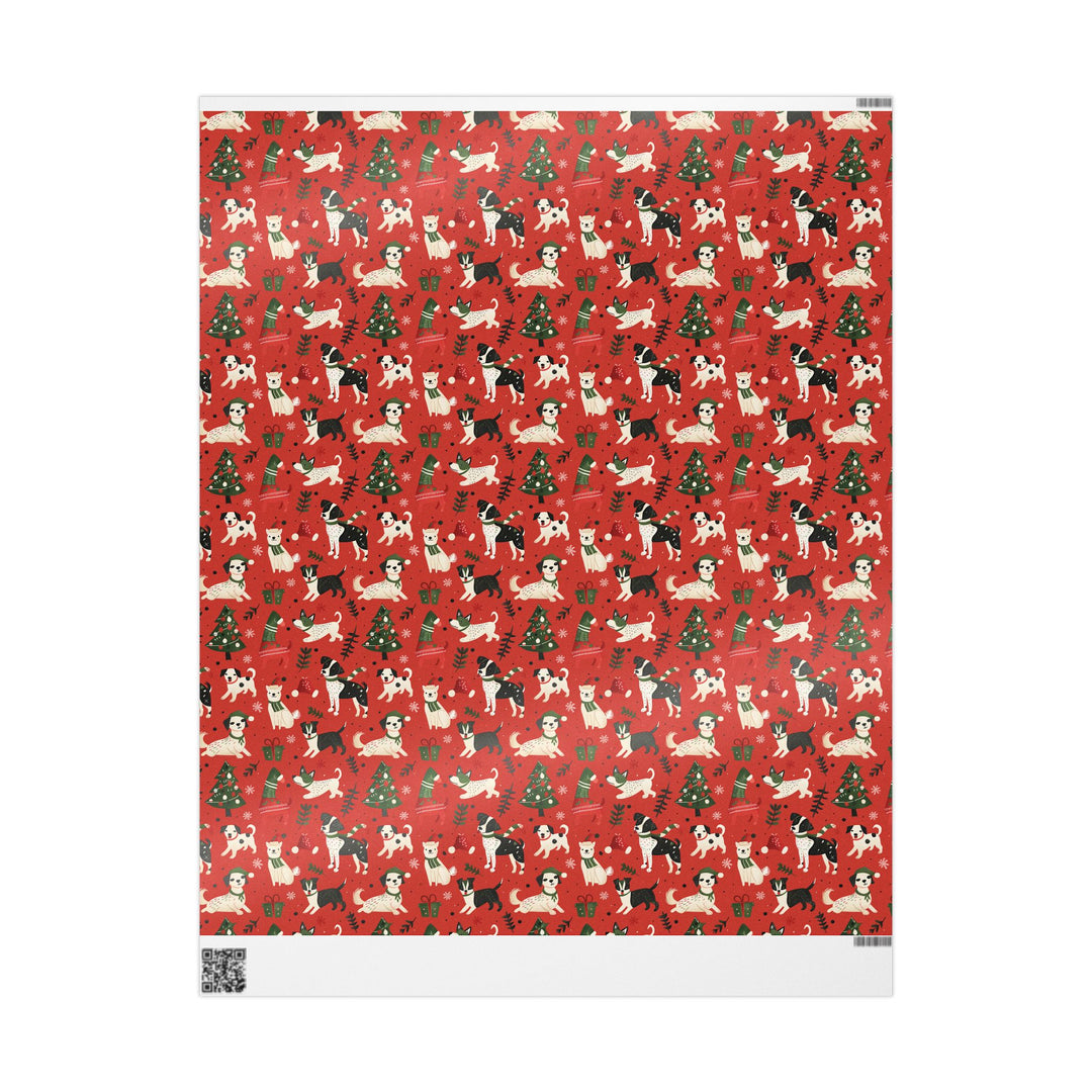 Wrapping Paper - Festive Pups Holiday