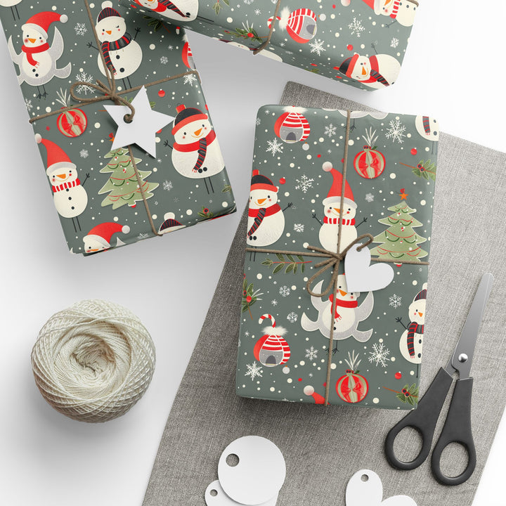 Wrapping Paper - Frosty Friends & Festive Cheer