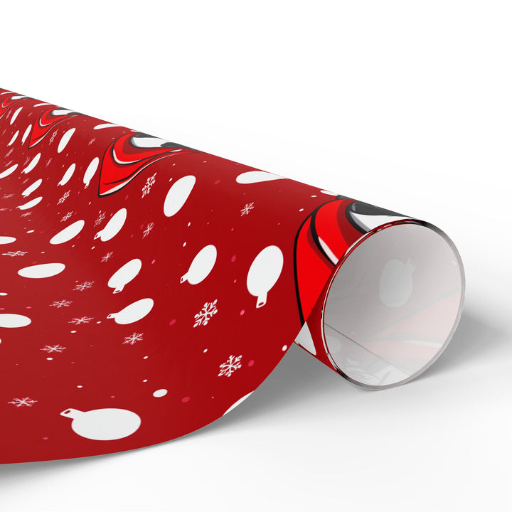 Wrapping Paper - Christmas Paws & Polka Dots