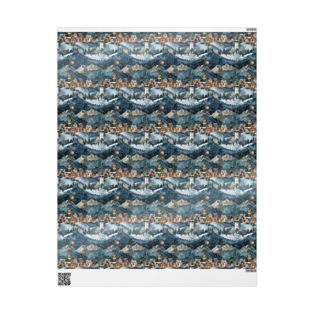 Wrapping Paper - Winter Cabin Hideaway