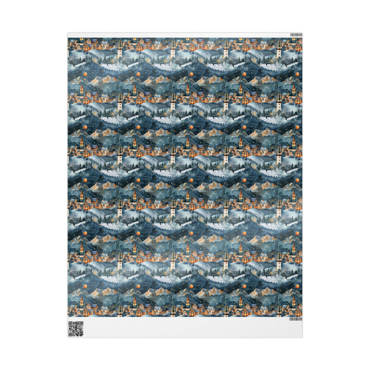 Wrapping Paper - Winter Cabin Hideaway