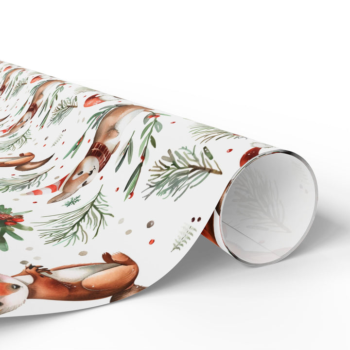 Wrapping Paper - Festive Forest Critters