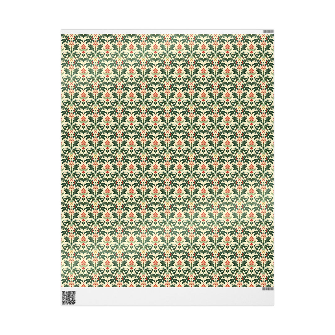 Wrapping Paper - Festive Florals Elegance