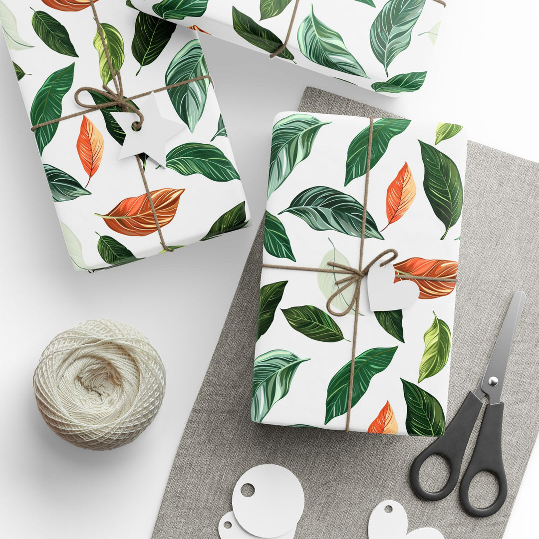 Wrapping Paper -  Tropical Breeze Leaf