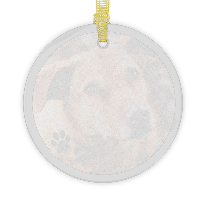 Customizable Glass Photo Ornament – Personalized Pet Memorial Keepsake