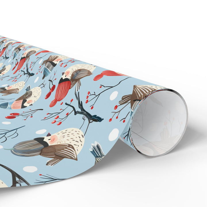 Wrapping Paper - Cozy Winter Birds