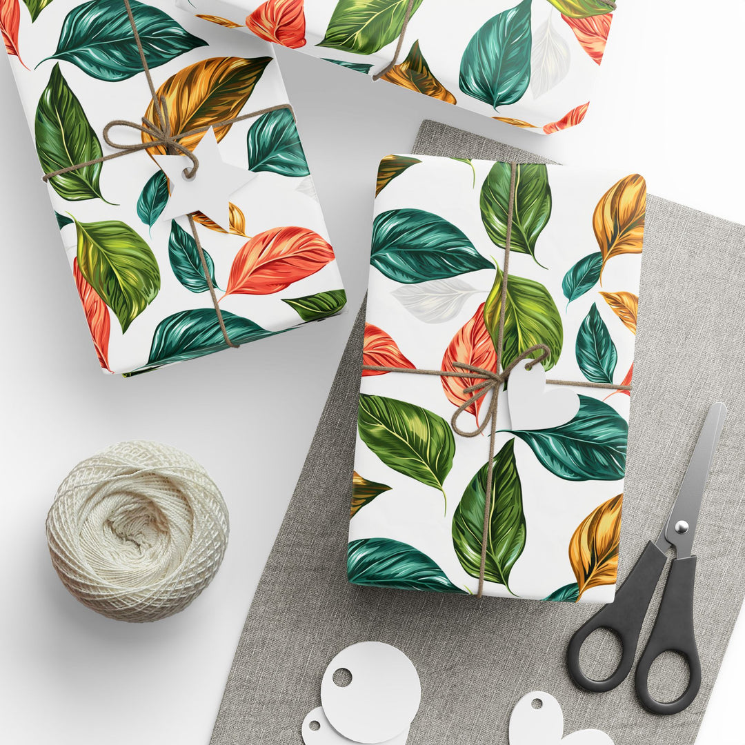 Wrapping Paper -  Vibrant Autumn Leaf