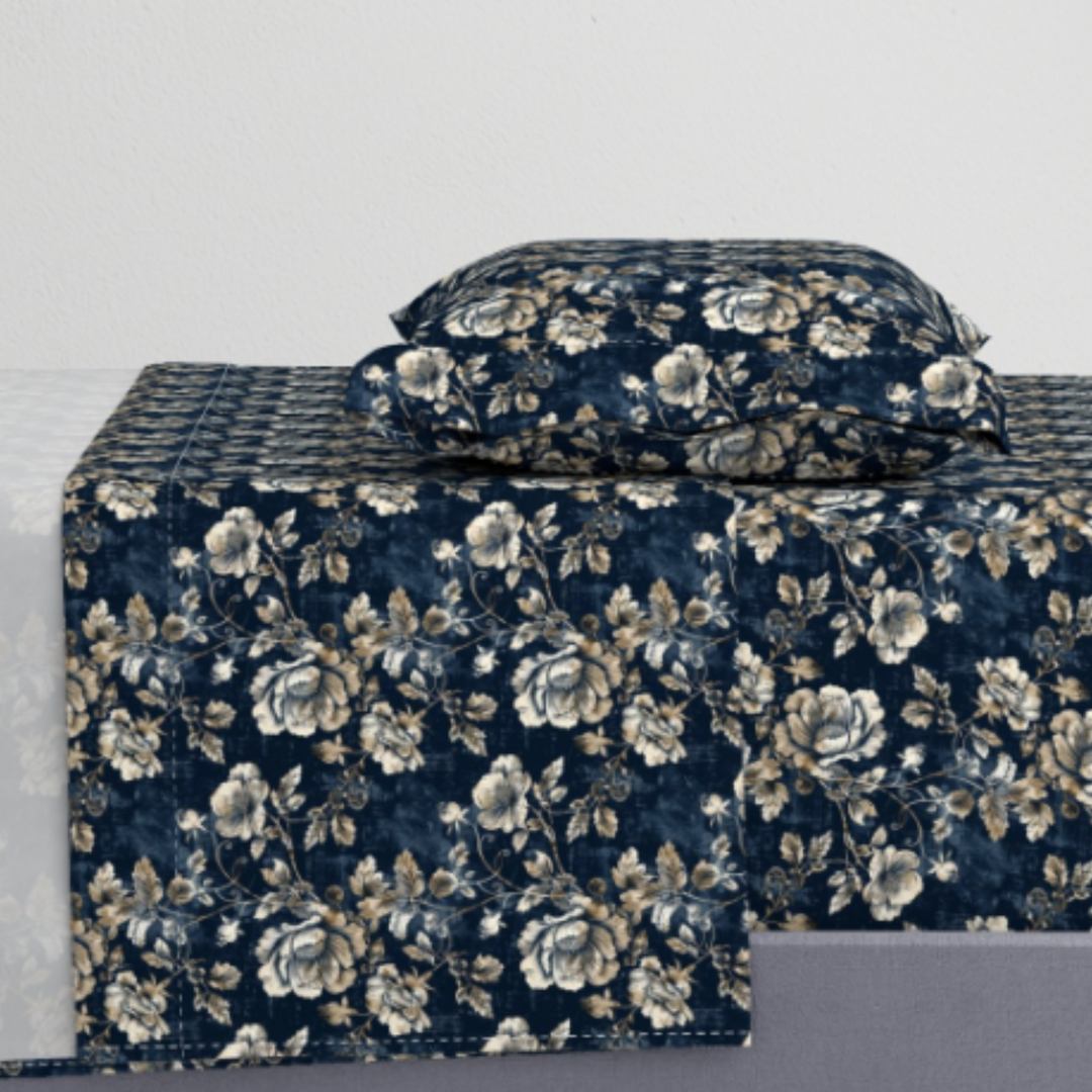 Cozy Comfort - Luxury Sheet Set Midnight Elegance