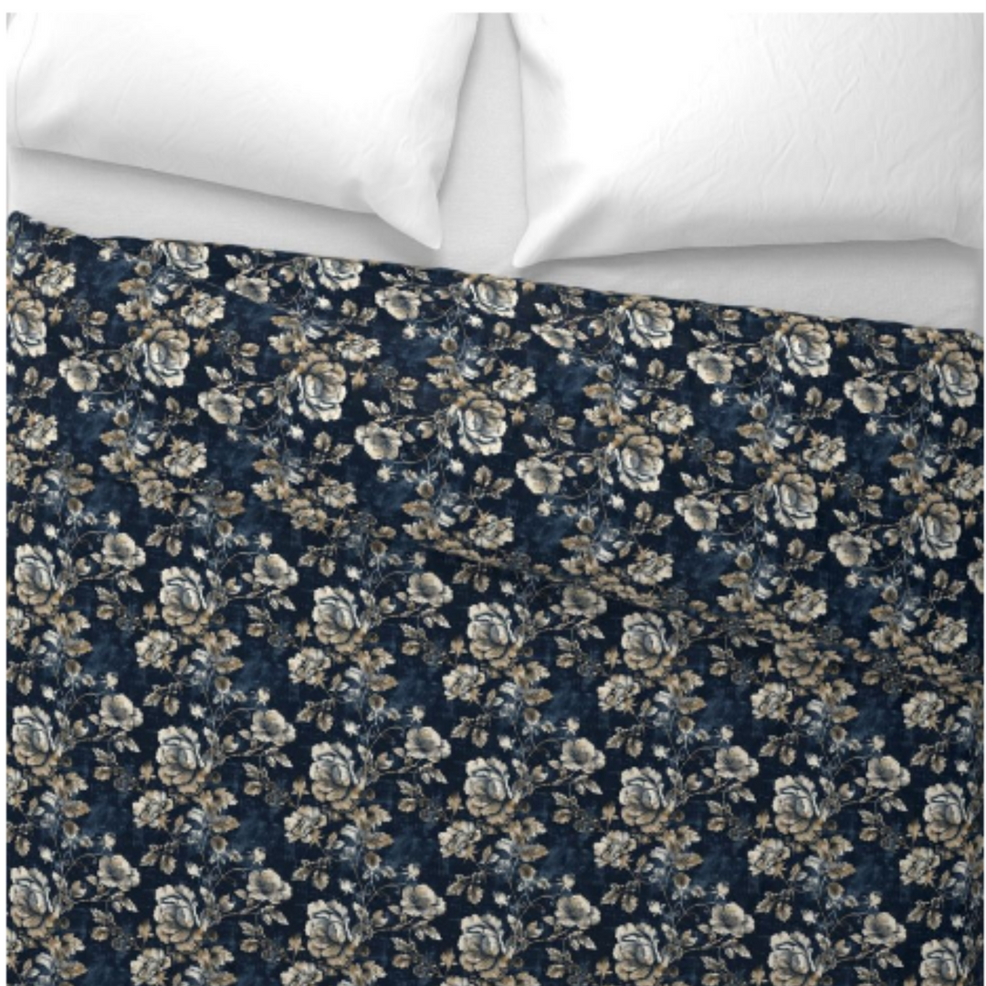 Luxury Duvet and Pillow Cover Set - Midnight Elegance