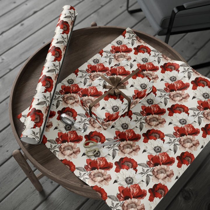 Wrapping Paper - Timeless Poppies