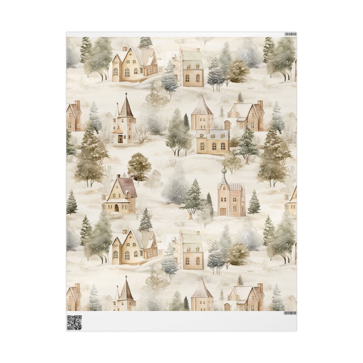 Wrapping Paper - Winter Village Wonderland