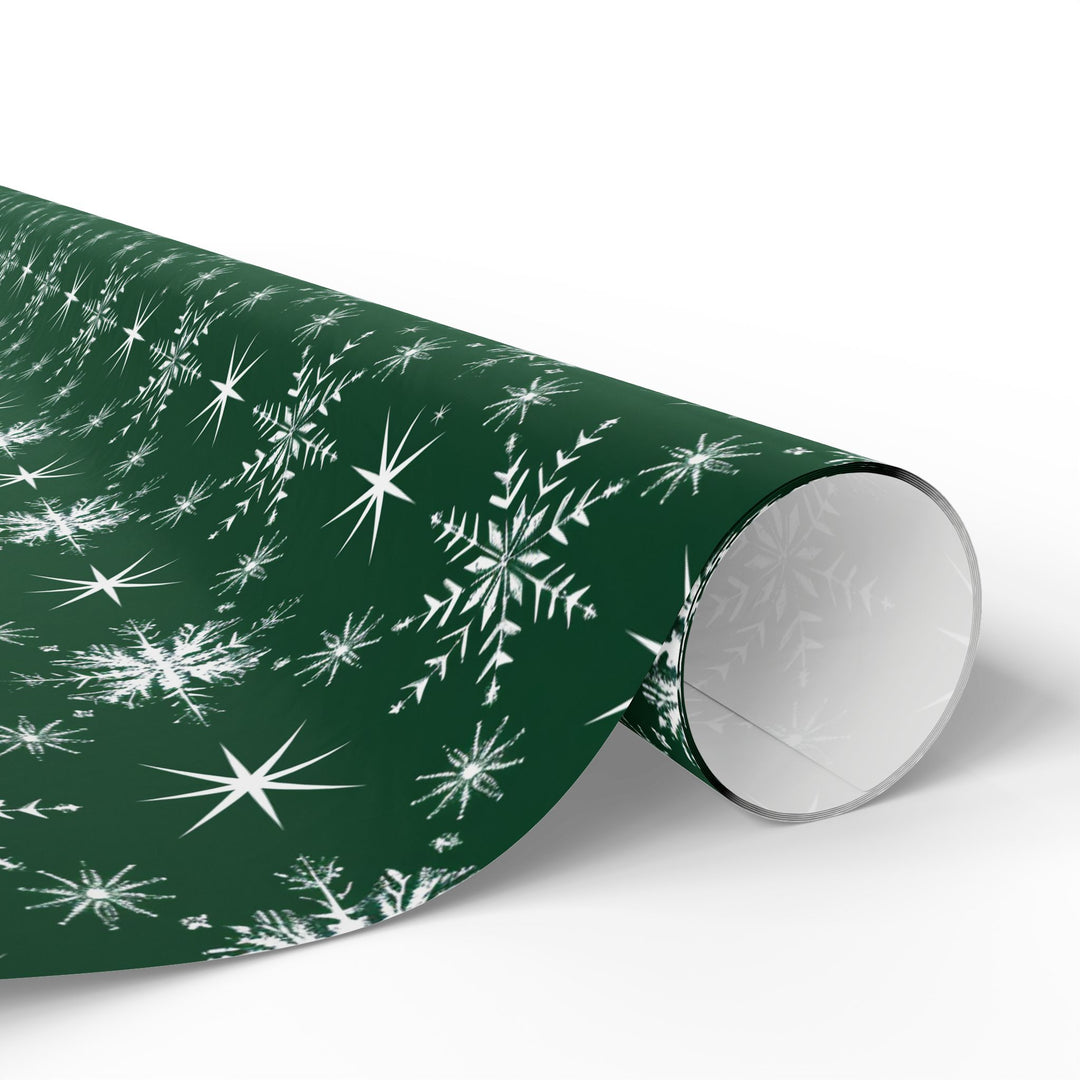 Wrapping Paper - Frosted Forest Snowflake