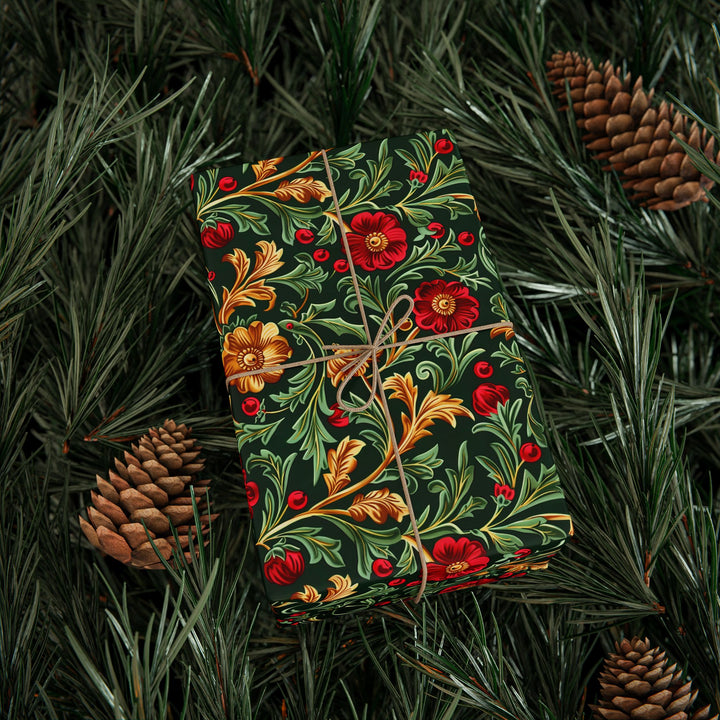 Wrapping Paper - Renaissance Floral Holiday