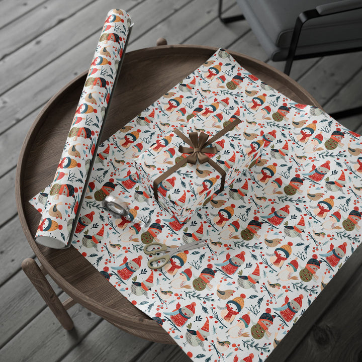 Wrapping Paper - Winter Songbird Cheer