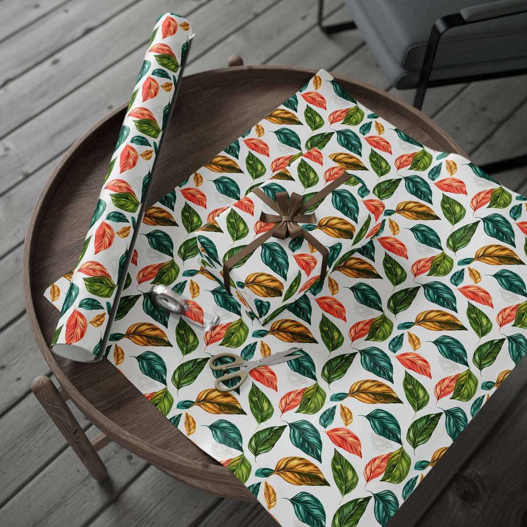 Wrapping Paper -  Vibrant Autumn Leaf