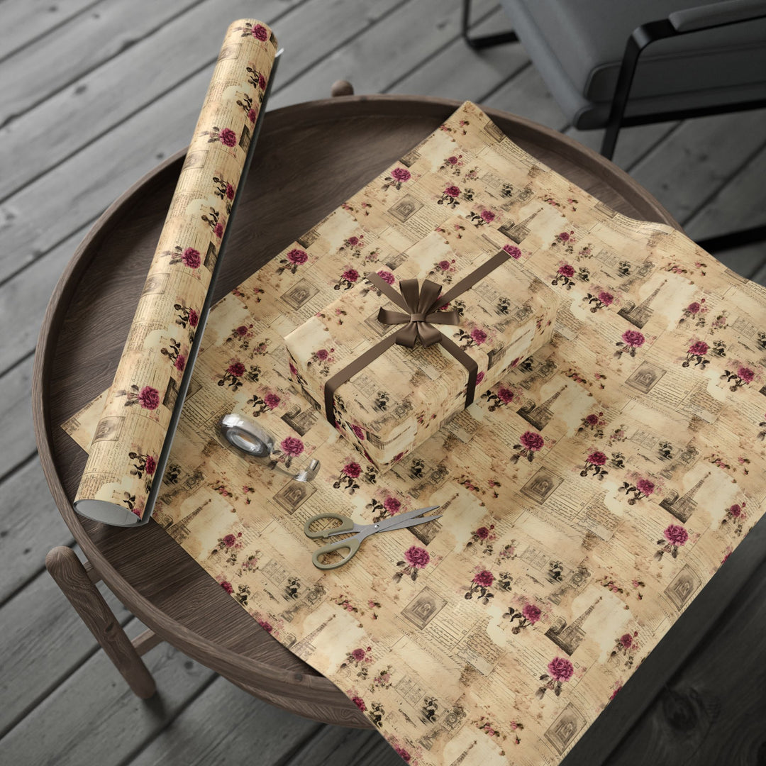 Wrapping Paper - Vintage Parisian Romance