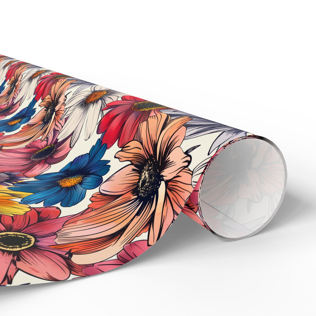 Wrapping Paper - Vibrant Bloom Celebration