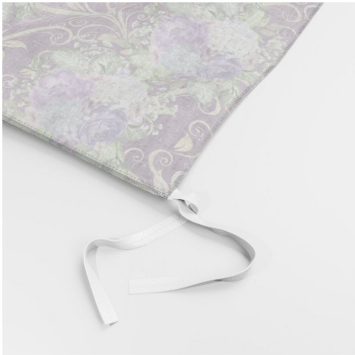 Luxury Duvet and Pillow Cover Set - Regal Purple Floral